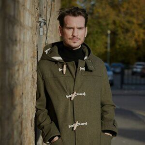 LONDON TRADITION x SHIPS Duffle Coat Olive 38 Small S Medium M  Manufacturer: Lo